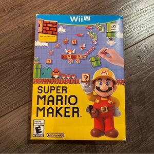 Nintendo Super Mario Maker game WiiU